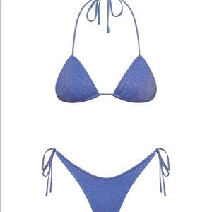 triangl sparkly bikini